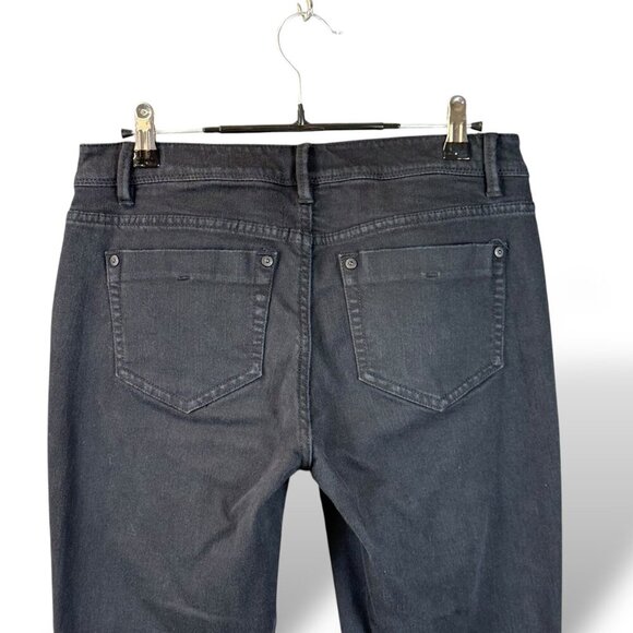 J.Jill Denim Jeans Womens Sz 6 Black Authentic Fit Slim Leg Ankle Stretch - Picture 9 of 13